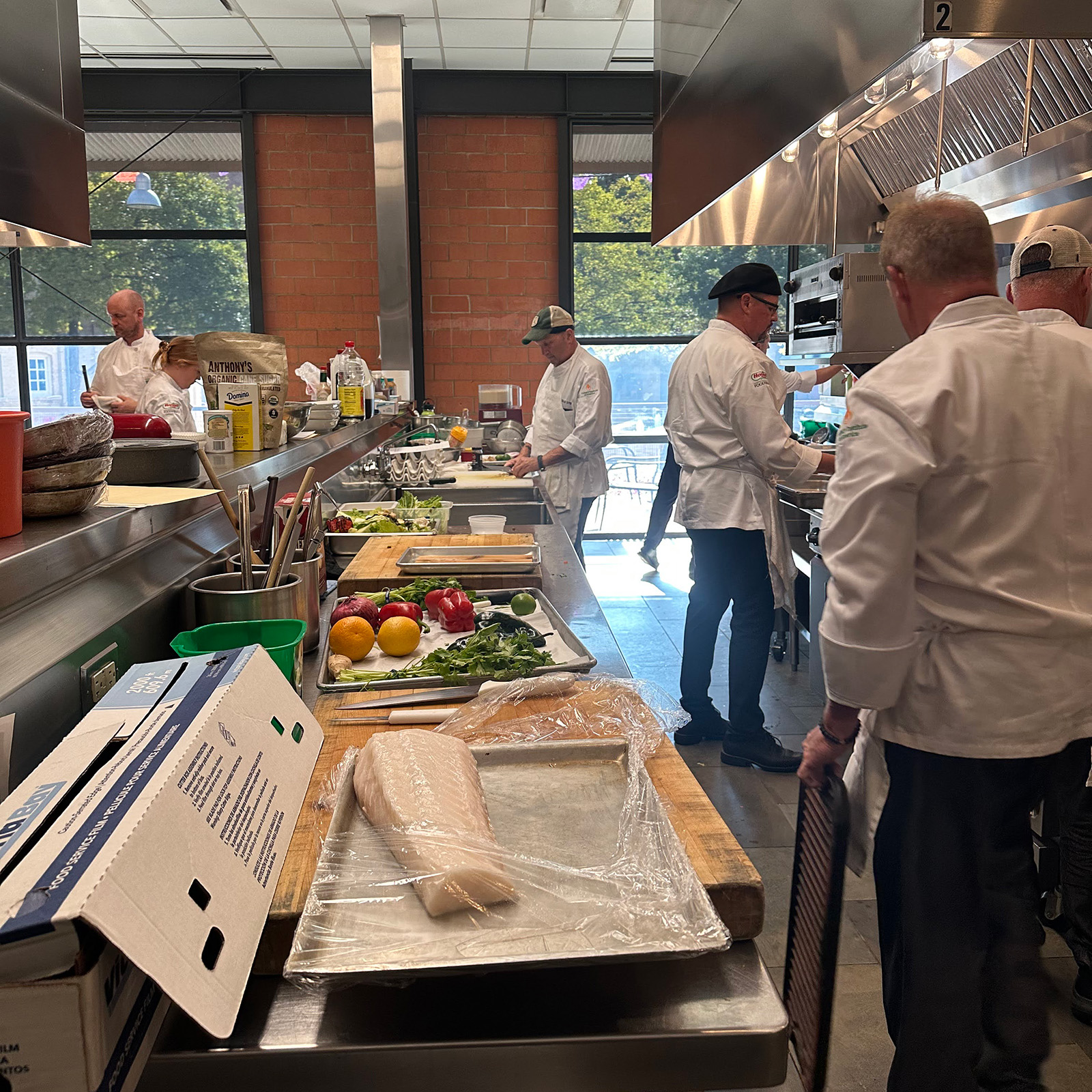 CEIP chefs in the kitchen